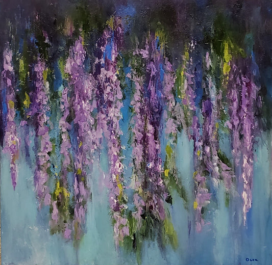 Wisteria Among the Trees